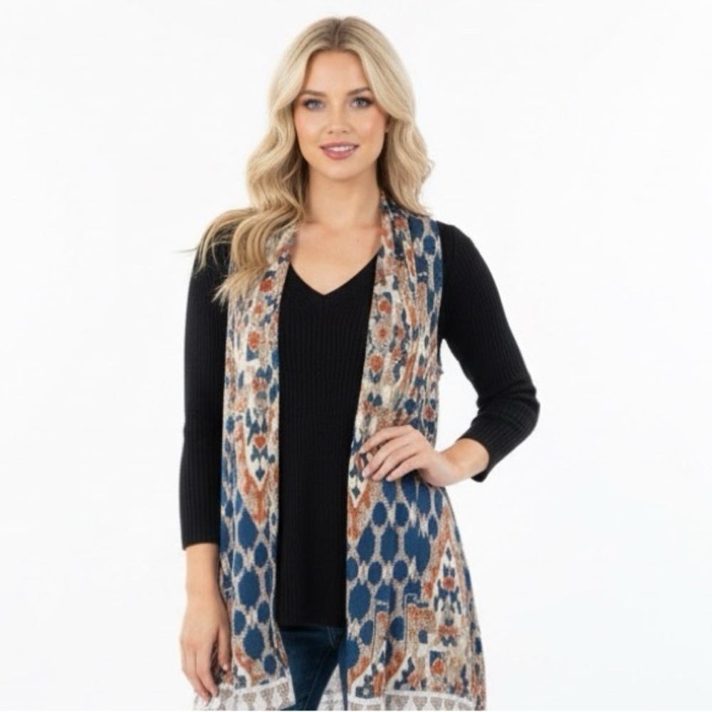 New Directions knit sweater cardigan size petite medium